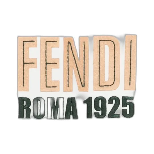 Fendi Kids Logo Printed Crewneck T-Shirt
