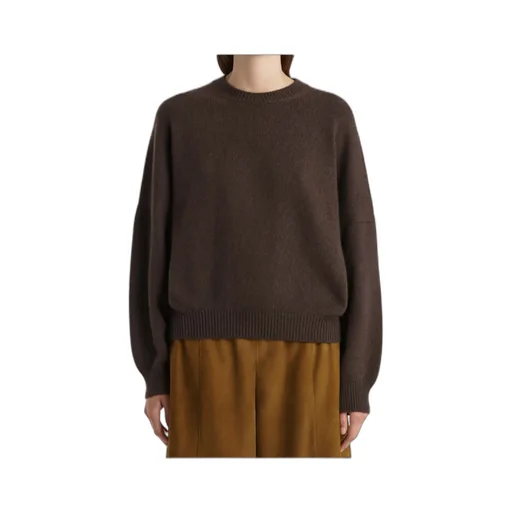 Khaite Crewneck Drop Shoulder Jumper