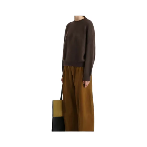 Khaite Crewneck Drop Shoulder Jumper