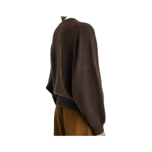 Khaite Crewneck Drop Shoulder Jumper