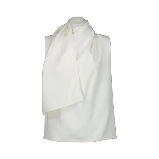Khaite Wrap Detailed Sleeveless Top