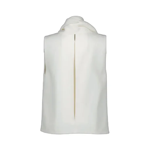 Khaite Wrap Detailed Sleeveless Top
