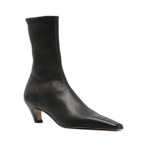 Khaite Pointed-Toe Ankle Boots