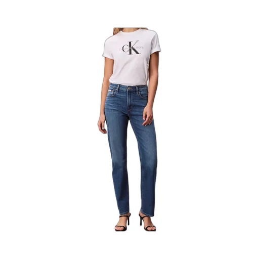 High Rise Straight Jeans