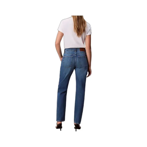 High Rise Straight Jeans