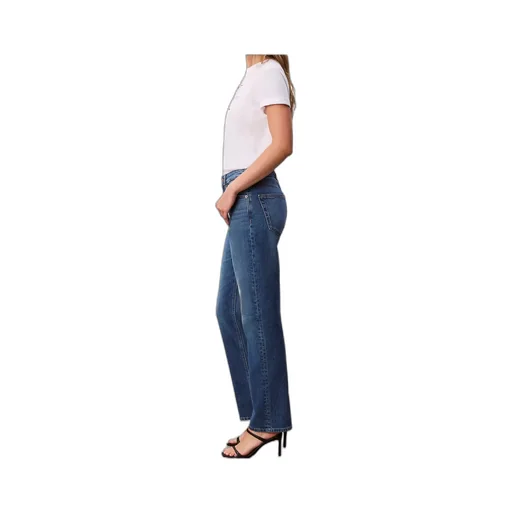 High Rise Straight Jeans