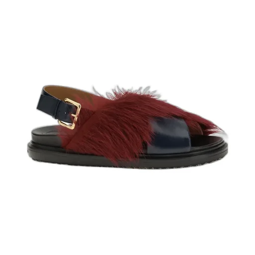 Marni Crossover Strap Fussbett Sandals