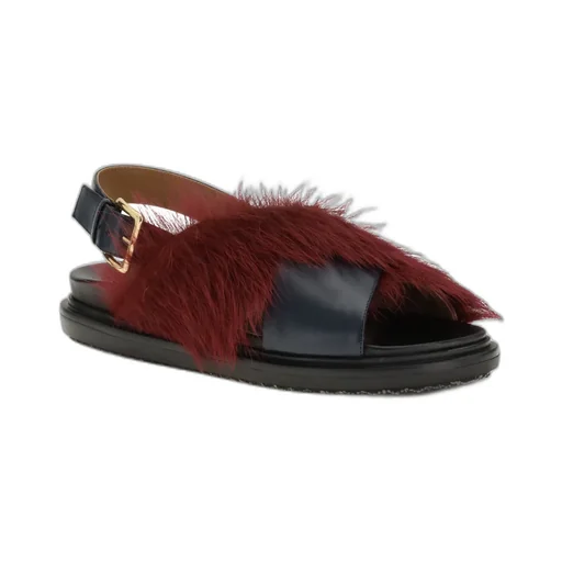 Marni Crossover Strap Fussbett Sandals