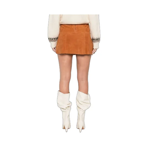 Back Zipper Skirt