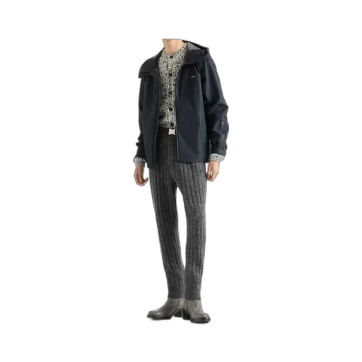 Prada Zip-Up Hooded Jacket
