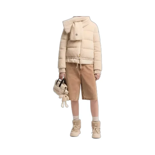 Moncler Cedre Teddy Short Puffer Jacket