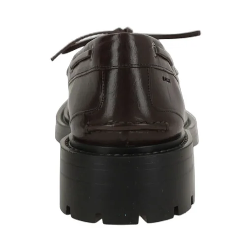 Bally Ebony Lace-Up Loafers