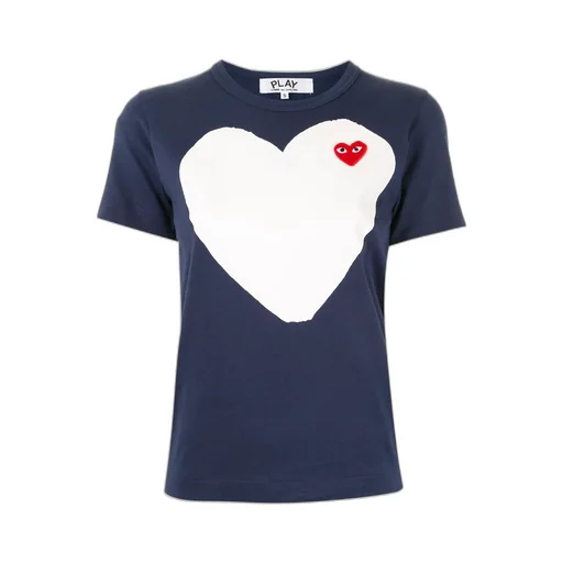 Logo-Patch Printed T-Shirt