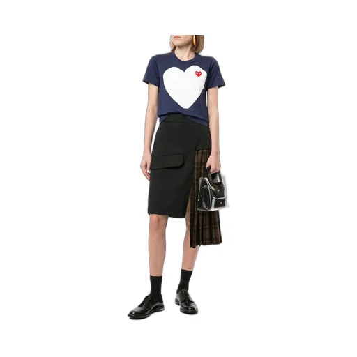 Logo-Patch Printed T-Shirt