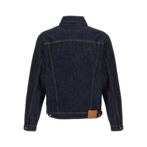 Embroidered Logo Denim Jacket