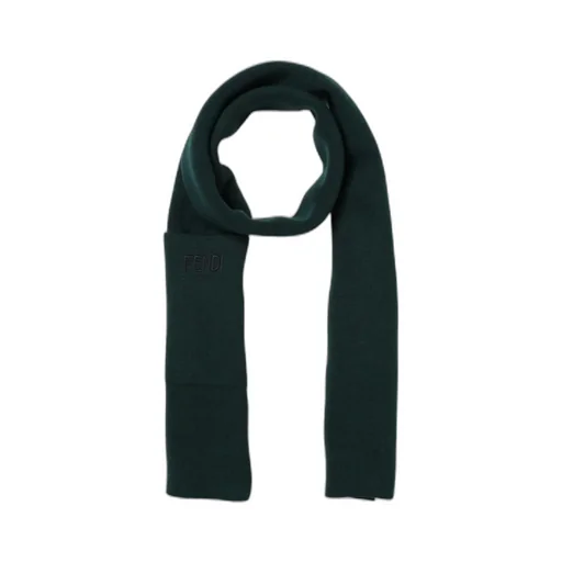 Ff-Motif Patch-Pocket Scarf