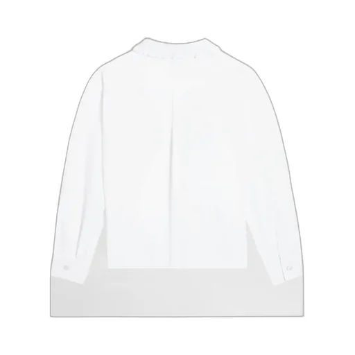 Ruffled-Collar Shirt