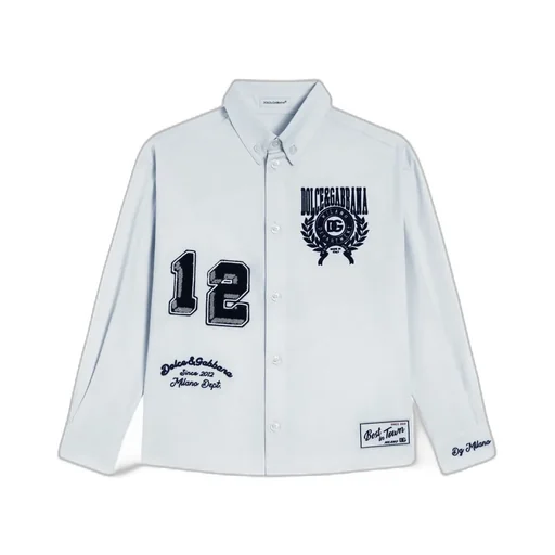Embroidered-Number Shirt