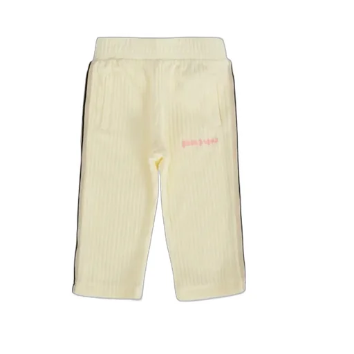Ribbed-Panel Side-Stripe Trousers