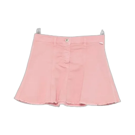Frayed-Hem Skirt