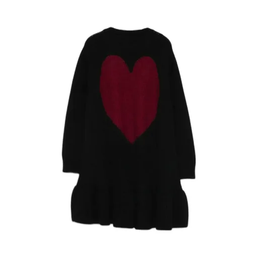Simonetta Slogan Printed Dress