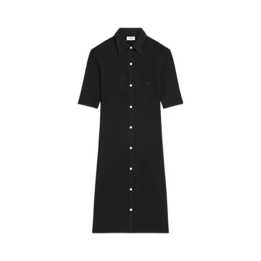 Shirt Dress In Viscose Jersey