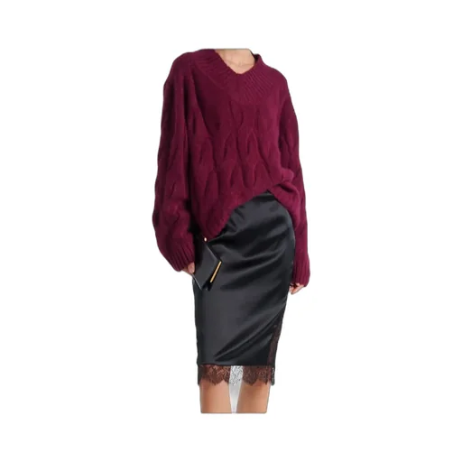 Cable-Knit Cashmere And Silk Sweater