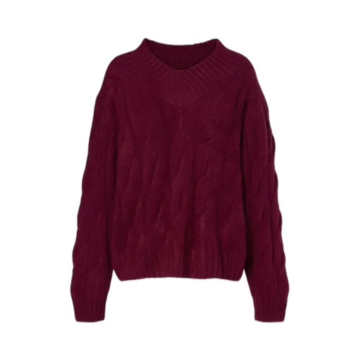 Cable-Knit Cashmere And Silk Sweater
