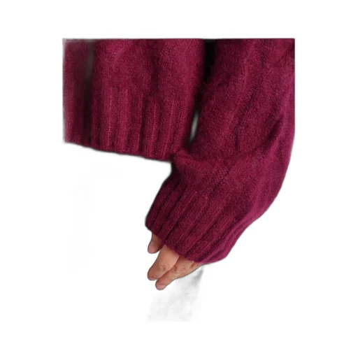 Cable-Knit Cashmere And Silk Sweater