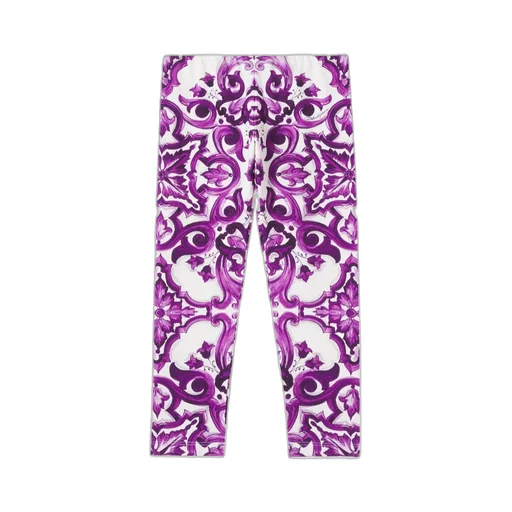 Majolica Cotton-Blend Leggings