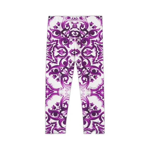 Majolica Cotton-Blend Leggings