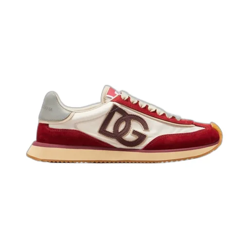 Dg Cushion Suede-Trimmed Sneakers