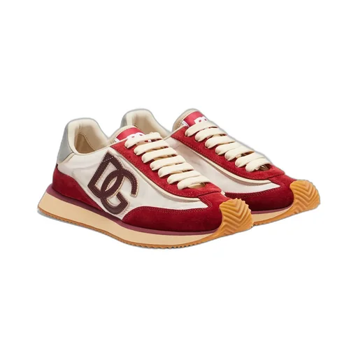 Dg Cushion Suede-Trimmed Sneakers