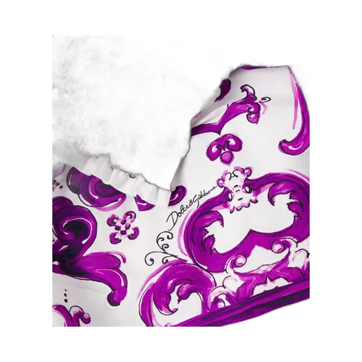 Majolica Printed Cotton Poplin Skirt