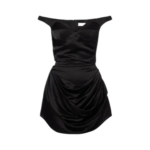 Pleated Strapless Dress