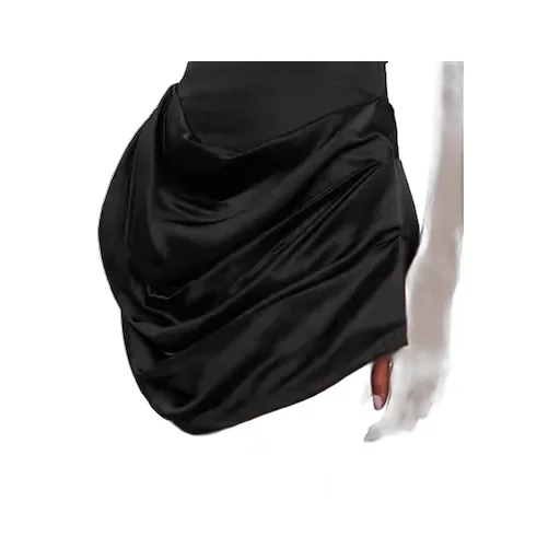 Pleated Strapless Dress