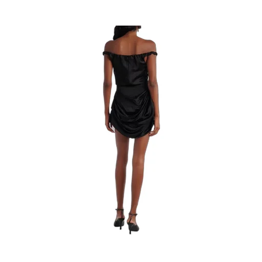Pleated Strapless Dress