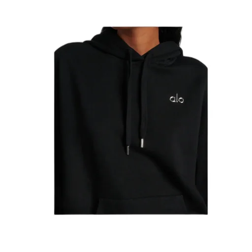 Hoodie With Looped Fabric