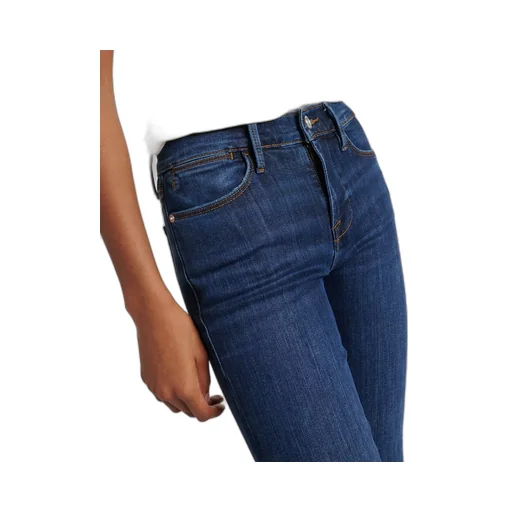 High-Waisted Flared Jeans