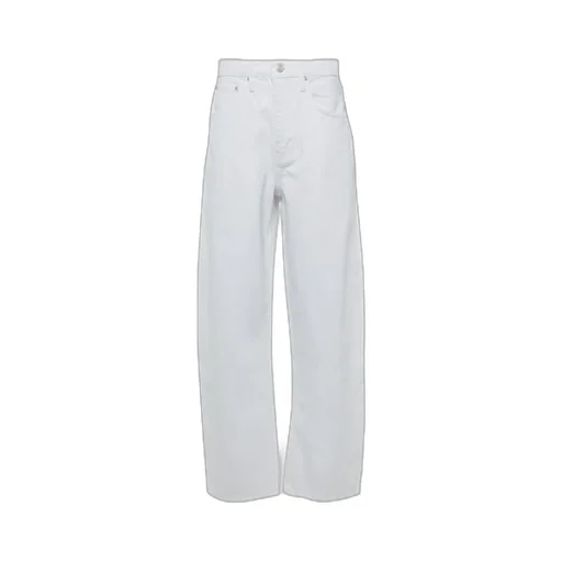 High-Rise Barrel-Leg Jeans