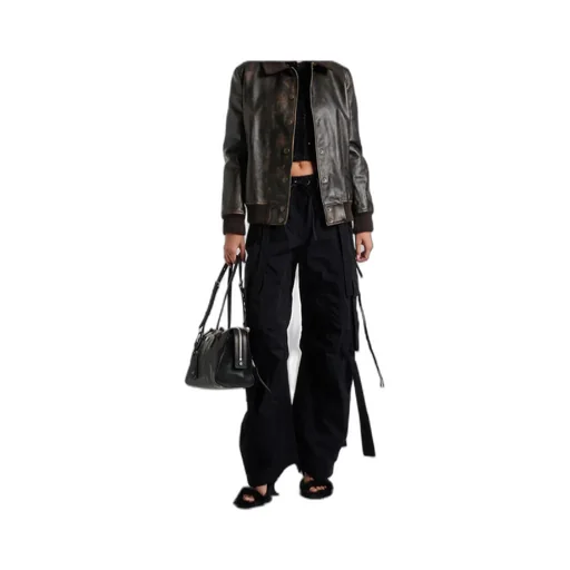Mid-Rise Cargo Pants