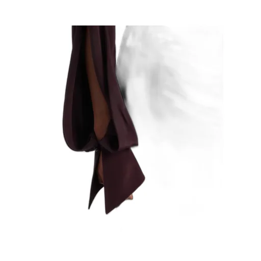 Asymmetric Mini Dress With Drapes