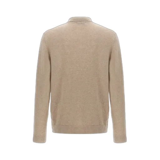 Zanone Long-Sleeved Fine-Knit Polo Shirt