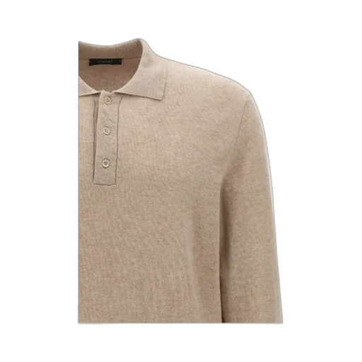 Zanone Long-Sleeved Fine-Knit Polo Shirt