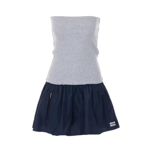Miu Miu Elasticated Waistband Mini Skirt