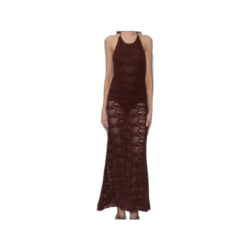 Etro Crochet Effect Long Dress