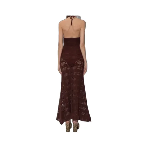 Etro Crochet Effect Long Dress