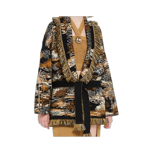 Lost In The Blue Fringed Cardigan