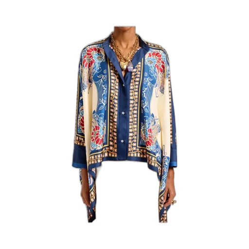 La Doublej Foulard Oversized Shirt