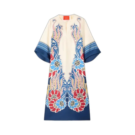La Doublej Floral Print Kaftan Beachwear